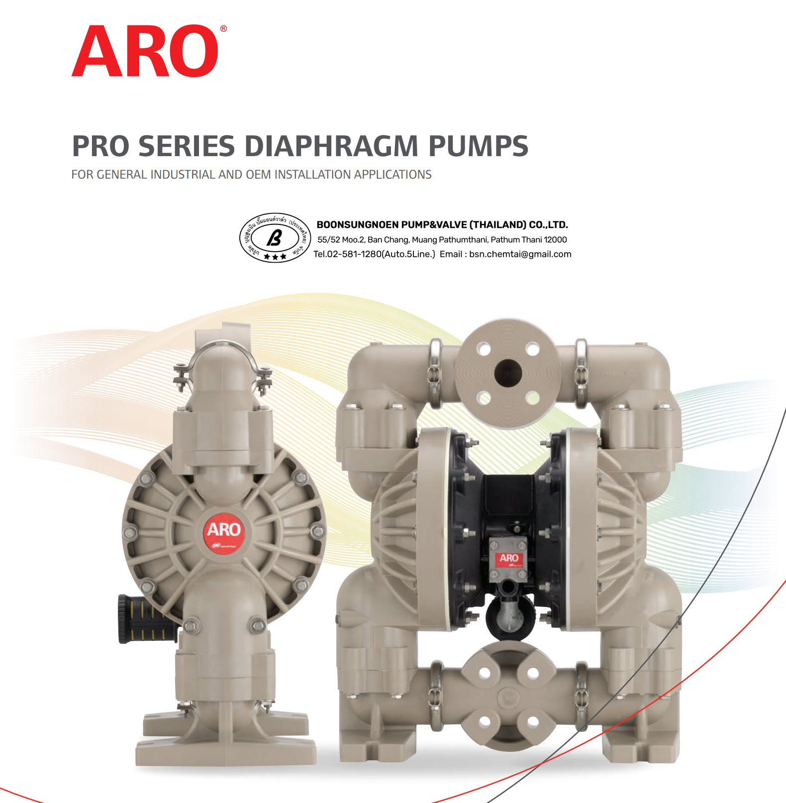 ปั๊มดับเบิ้ลไดอะแฟรม รุ่น Pro Series
